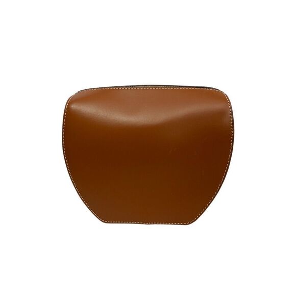 Staud Brown Leather Clutch - Picture 1 of 9